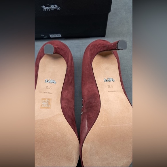 Coach Merlot Varick Pump Heels - Picture 7 of 8